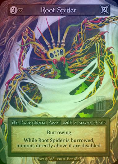 【FOIL】[Earth] Root Spider [beta-Exceptional]